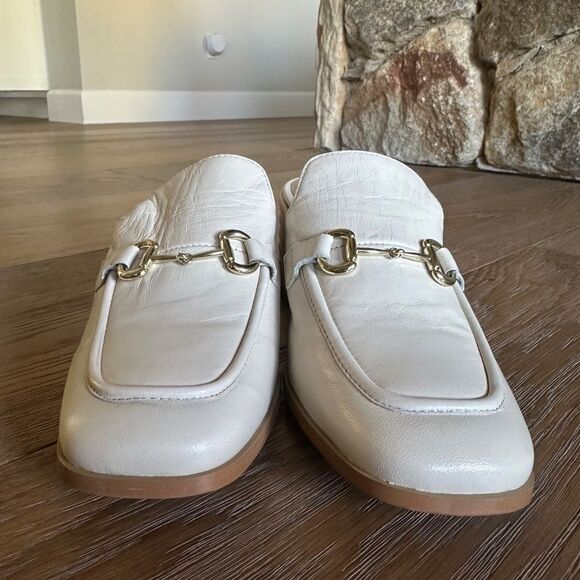 SAINT G JASMINE  OFF WHITE BLOCK HEEL MULE - Picture 4 of 13